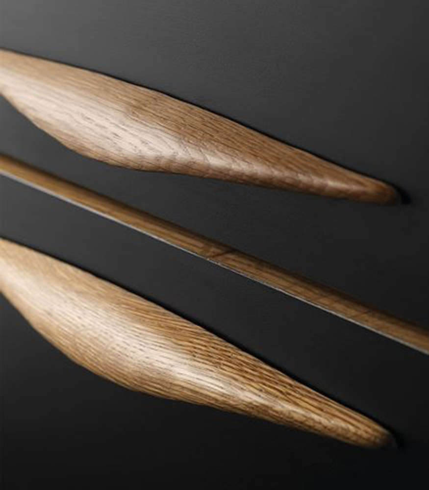 Möbelgriffe aus Holz - MANTA WOOD