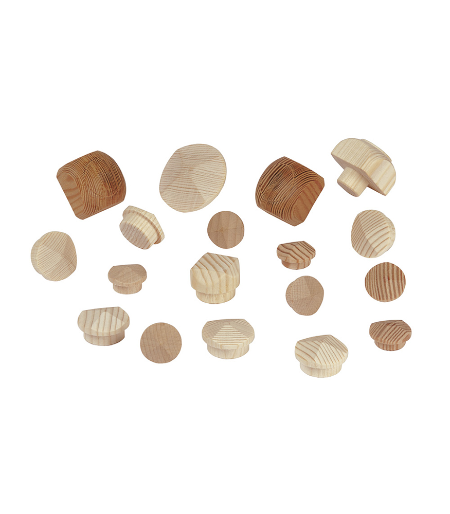 Schraubenabdeckungen aus Holz