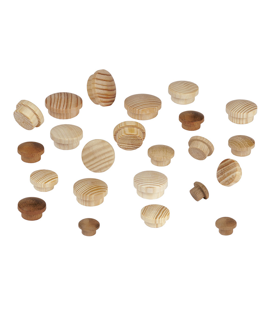 Schraubenabdeckungen aus Holz